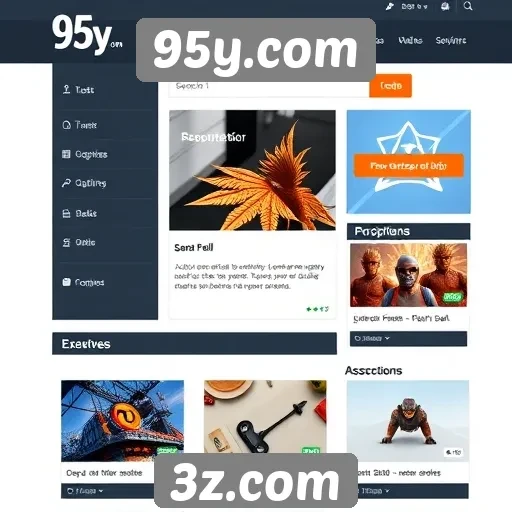 Avaliação da interface de usuário do site 95y.com